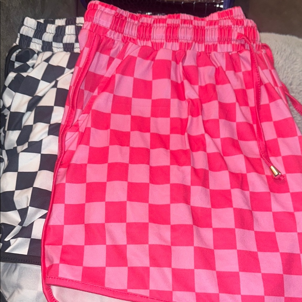 (2) pair of Checkered Women’s Shorts
